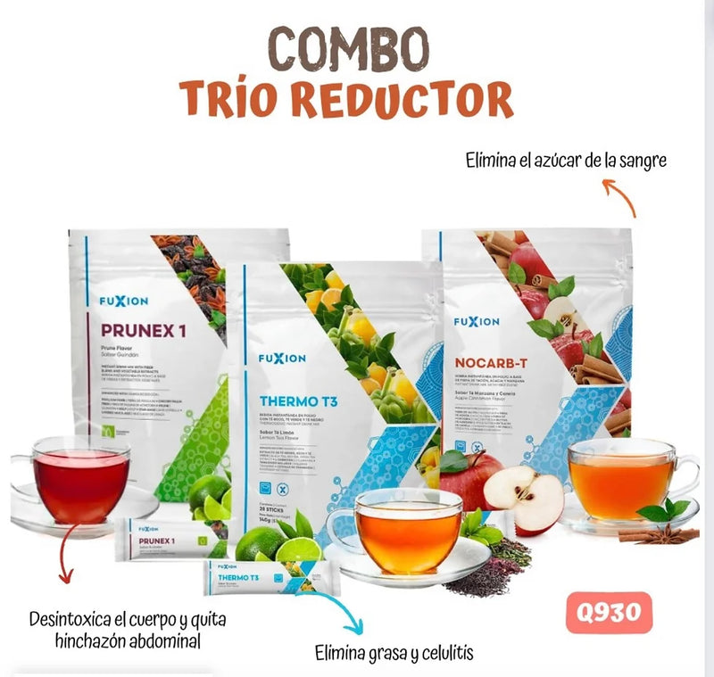 TRIO REDUCTOR FUXION